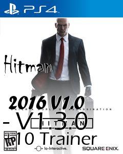 Box art for Hitman
            2016 V1.0 - V1.3.0 +10 Trainer