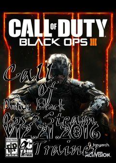Box art for Call
            Of Duty: Black Ops 3 Steam V12.21.2016 +9 Trainer
