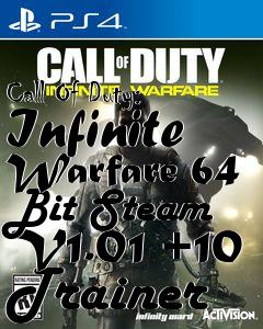 Box art for Call
Of Duty: Infinite Warfare 64 Bit Steam V1.01 +10 Trainer