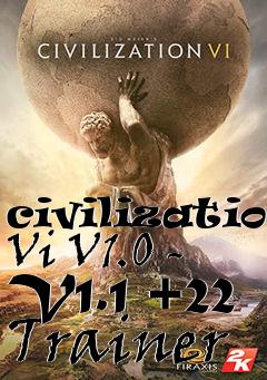 Box art for civilization
Vi V1.0 - V1.1 +22 Trainer