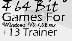 Box art for Dead
Rising 4 64 Bit Games For Windows V0.1.02.xxx +13 Trainer