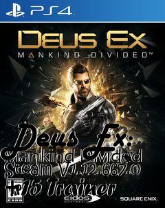 Box art for Deus
Ex: Mankind Divided Steam V1.12.667.0 +15 Trainer