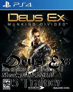 Box art for Deus
Ex: Mankind Divided Steam V1.12.667.0 +15 Trainer