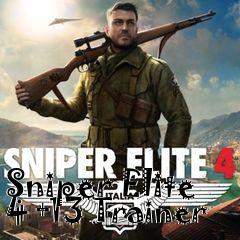 Box art for Sniper
Elite 4 +13 Trainer