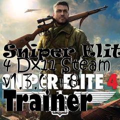 Box art for Sniper
Elite 4 Dx11 Steam V1.3.0 +8 Trainer