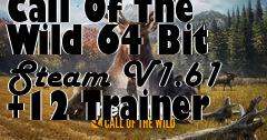 Box art for The
Hunter: Call Of The Wild 64 Bit Steam V1.61 +12 Trainer