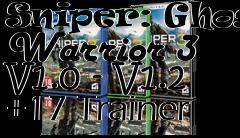 Box art for Sniper:
Ghost Warrior 3 V1.0 - V1.2 +17 Trainer