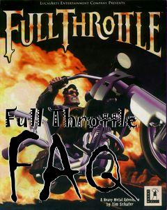 Box art for Full Throttle FAQ