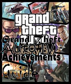 Box art for Grand Theft Auto IV - Achievements Guide