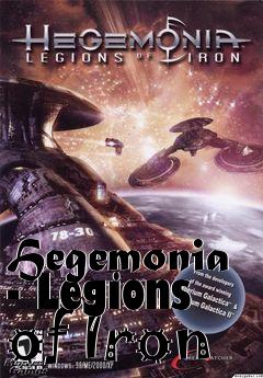 Box art for Hegemonia - Legions of Iron