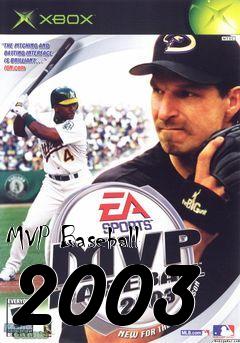 Box art for MVP Baseball 2003