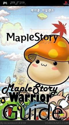 Box art for MapleStory - Warrior Guide