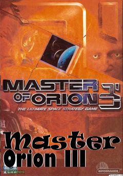 Box art for Master of Orion III