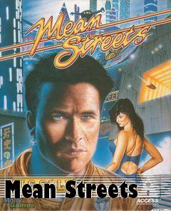 Box art for Mean Streets