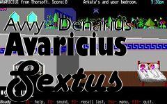 Box art for Avvy - Denarius Avaricius Sextus