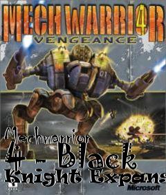 Box art for Mechwarrior 4 - Black Knight Expansion