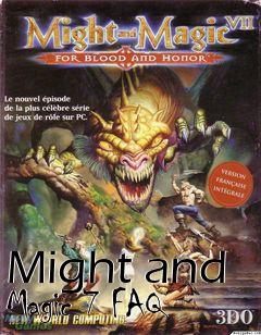 Box art for Might and Magic 7 FAQ