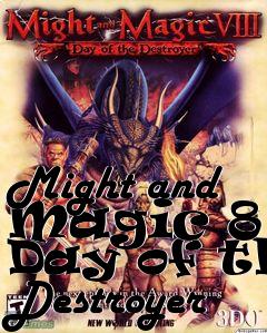 Box art for Might and Magic 8 - Day of the Destroyer