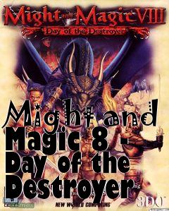 Box art for Might and Magic 8 - Day of the Destroyer