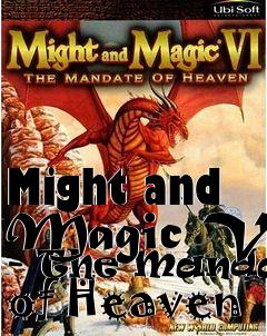 Box art for Might and Magic VI - The Mandate of Heaven
