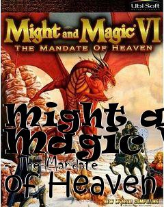 Box art for Might and Magic VI - The Mandate of Heaven