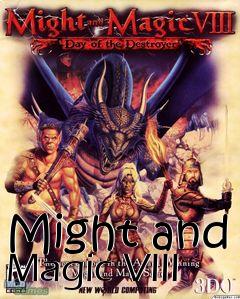 Box art for Might and Magic VIII