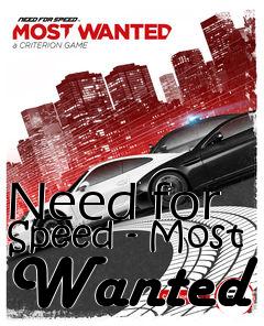 Box art for Need for Speed - Most Wanted