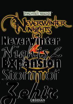 Box art for Neverwinter Nights 2 Expansion Storm of Zehir