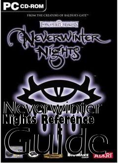 Box art for Neverwinter Nights Reference Guide