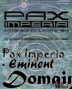 Box art for Pax Imperia - Eminent Domain