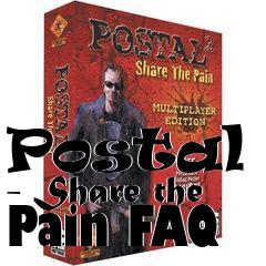 Box art for Postal 2 - Share the Pain FAQ