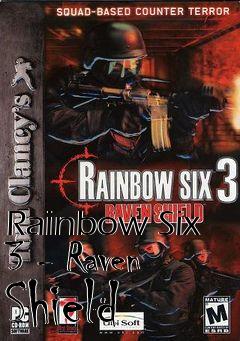 Box art for Rainbow Six 3 - Raven Shield