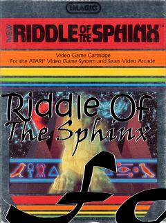 Box art for Riddle Of The Sphinx FAQ