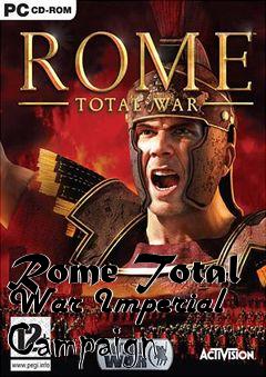 Box art for Rome Total War Imperial Campaign