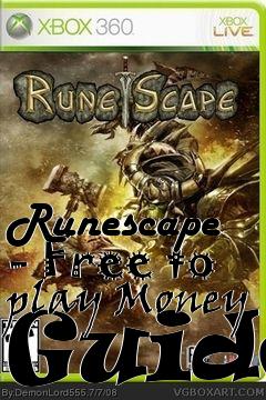 Box art for Runescape - Free to play Money Guide