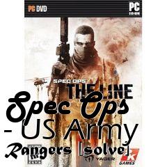 Box art for Spec Ops - US Army Rangers [solve]