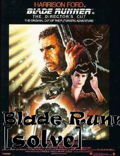 Box art for Blade Runner [solve]