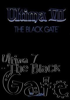 Box art for Ultima 7 - The Black Gate