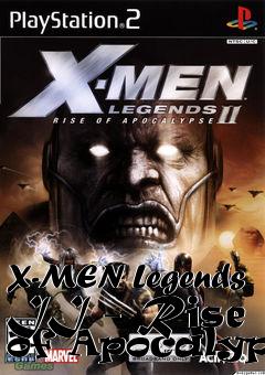 Box art for X-MEN Legends II - Rise of Apocalypse