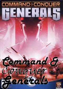 Box art for Command & Conquer - Generals