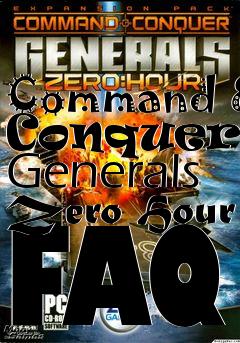 Box art for Command & Conquer - Generals Zero Hour FAQ