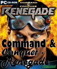 Box art for Command & Conquer - Renegade