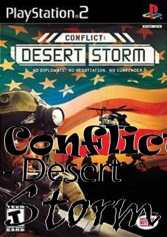 Box art for Conflict - Desert Storm