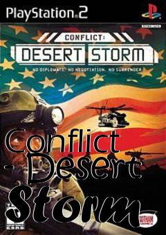 Box art for Conflict - Desert Storm