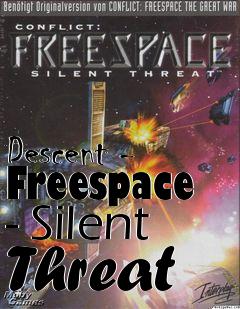 Box art for Descent - Freespace - Silent Threat