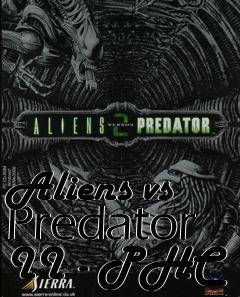 Box art for Aliens vs Predator II - PHC