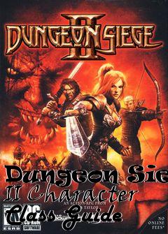 Box art for Dungeon Siege II Character Class Guide