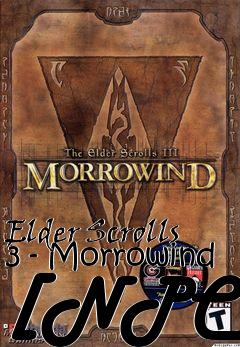 Box art for Elder Scrolls 3 - Morrowind [NPC]