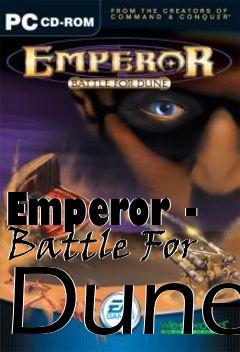 Box art for Emperor - Battle For Dune