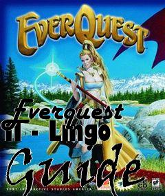 Box art for Everquest II - Lingo Guide